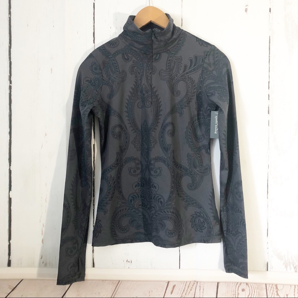 Eddie Bauer • Paisley Running 1/4 Zip Pullover